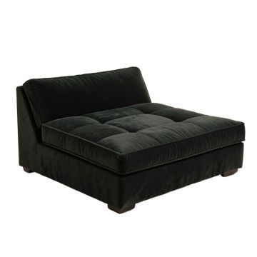 Syliva 80 '' Velvet Recessed Arm Sleeper