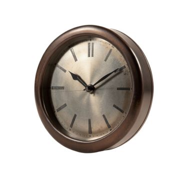 Cyndra Oversized Industrial Loft Metal 30 '' Wall Clock