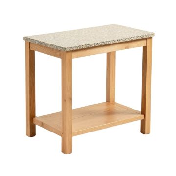 Lombard Kitchen Cart Granite Top