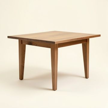 Doylan Rubberwood Solid Wood Dining Table (synthetic illustration; no displayed measurements)