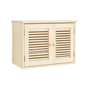 Cedar Bluff Wall-Mounted Entry Cabinet - Ivory