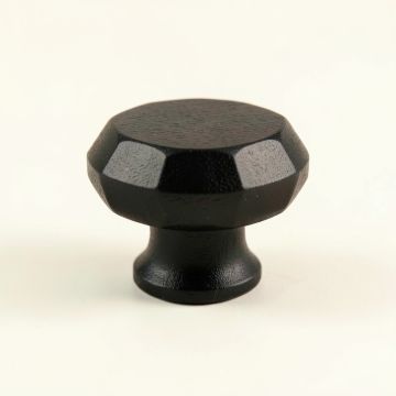Summit Bend Cabinet Knob Without Packaging - Black (synthetic illustration; no displayed measurements)