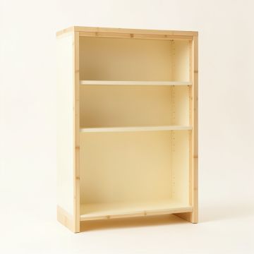 Dawn Branch Freestanding Bookcase - Cream (synthetic illustration; no displayed measurements)