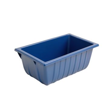 Summit Canyon Empty Railing Planter With Integral Brackets - Blue