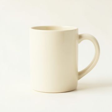 Hill Dale Ceramic Mug - Cream (synthetic illustration; no displayed measurements)