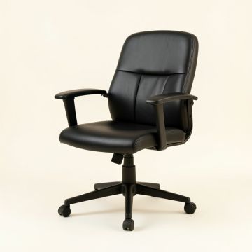 Fashion Casual Lift Chair Office Work Chair Beauty Salon Chair Black (synthetic illustration; no displayed measurements)