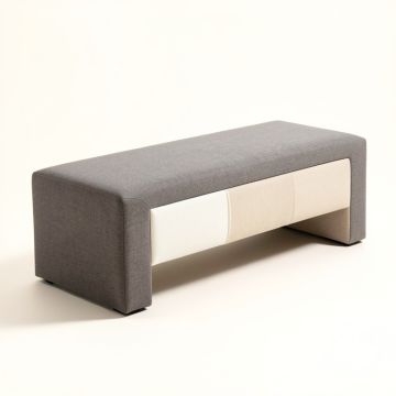 Ariyel Upholstered Wood Bench (synthetic illustration; no displayed measurements)