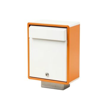 Uptown Retrobox Arctic Post Mounted Mailbox