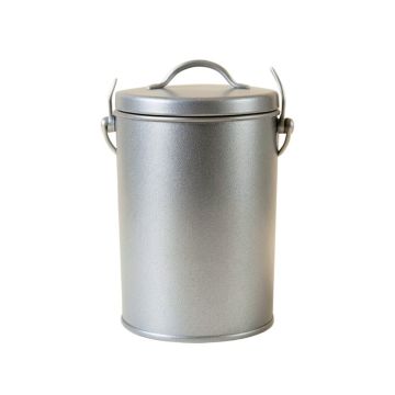 Olive Bridge Storage Canister With Lid - Gray