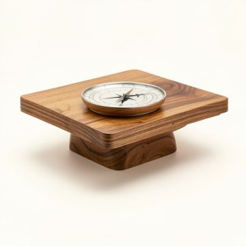 Ally 5 Piece Tv Tray Table Set With Compass (synthetic illustration; no displayed measurements)