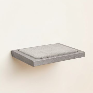 Cliff Canyon Wall-Mounted Cat Perch - Gray (synthetic illustration; no displayed measurements)
