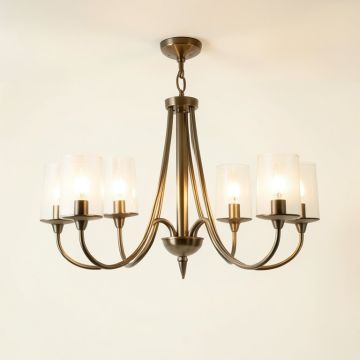 Genovese Candle Style Drum Chandelier (synthetic illustration; no displayed measurements)