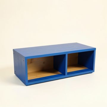 Birch Crest Shoe Storage Bench - Blue (synthetic illustration; no displayed measurements)