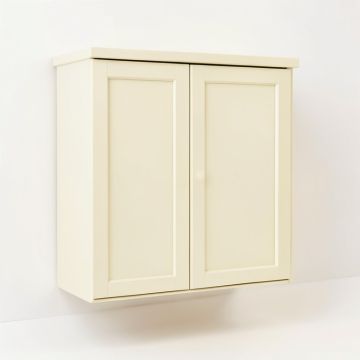 Brook Bluff Wall-Mounted Laundry Cabinet - Cream (synthetic illustration; no displayed measurements)