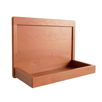 Ash Bridge Empty Wall-Mounted Tool Organizer Panel - Terracotta (synthetic illustration; no displayed measurements)