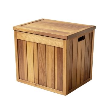 Storage Hamper Standard Solid Teak Deck Box