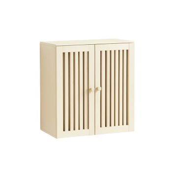 Ash Brook Wall-Mounted Laundry Cabinet - Ivory (synthetic illustration; no displayed measurements)