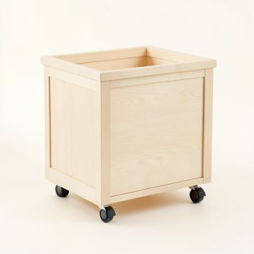 Dune Crest Empty Rolling Workshop Cart - Ivory (synthetic illustration; no displayed measurements)