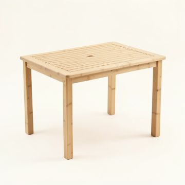 Rowan Brook Patio Table - Beige (synthetic illustration; no displayed measurements)