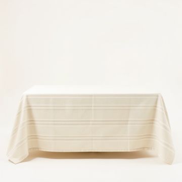 Harbor Falls Flat Bed Sheet - Cream (synthetic illustration; no displayed measurements)