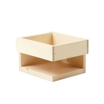 Vale Bluff Empty Raised Planter - Ivory