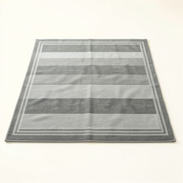 Ash Crossing Rectangular Outdoor Rug - Gray (synthetic illustration; no displayed measurements)