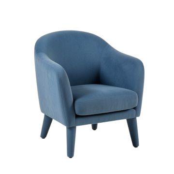 Brook Bluff Upholstered Armchair - Blue