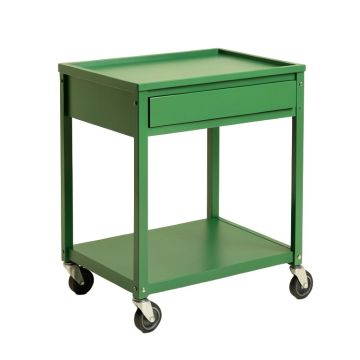 Linden Dale Empty Rolling Workshop Cart - Green
