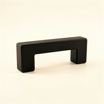 Willow Arc Cabinet Handle Without Packaging - Black (synthetic illustration; no displayed measurements)