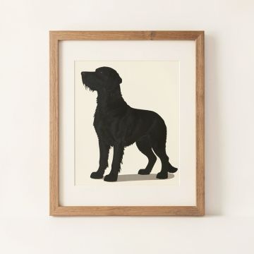 Le Chien ( The Dog ) By Pablo Picasso - Picture Frame Print On Paper (synthetic illustration; no displayed measurements)