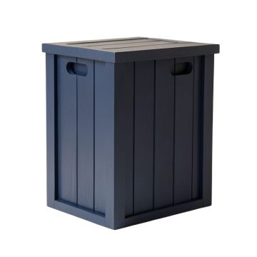 Alder Bridge Closed Outdoor Storage Box - Navy (synthetic illustration; no displayed measurements)
