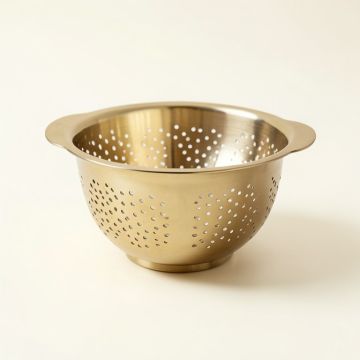 Gibson Home Stainless Steel 5 Quart Colander (synthetic illustration; no displayed measurements)