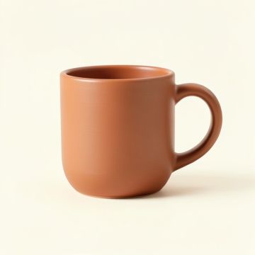 Reed Crossing Ceramic Mug - Terracotta (synthetic illustration; no displayed measurements)
