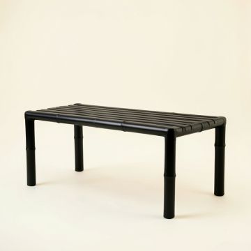 Heath Dale Indoor Bench - Black (synthetic illustration; no displayed measurements)