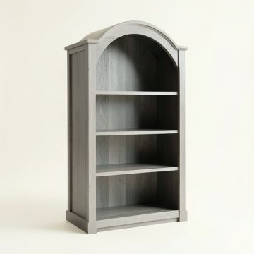 Cove Falls Freestanding Bookcase - Gray (synthetic illustration; no displayed measurements)