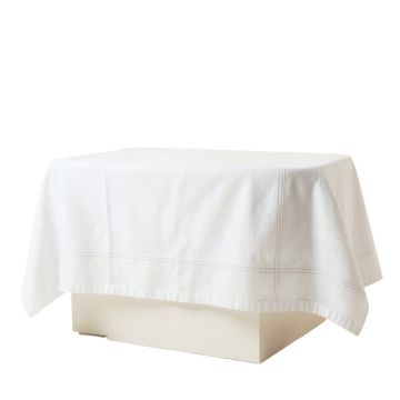 Reed Crest Flat Bed Sheet - White