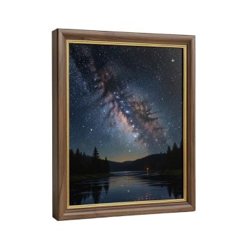 Starry Night Over Rhone - Picture Frame Painting Print On Paper