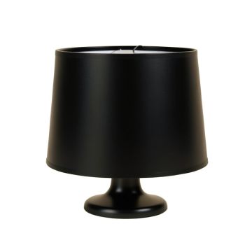 5.25 '' H Metal Empire Lamp Shade ( Screw On ) In Black (synthetic illustration; no displayed measurements)