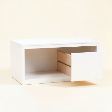 Briar Bridge Shoe Storage Bench - White (synthetic illustration; no displayed measurements)