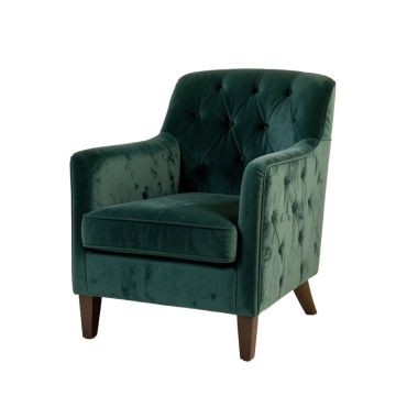 Stidham Tufted Velvet Parsons Chair