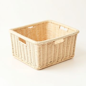 Brook Bridge Empty Storage Basket - Cream (synthetic illustration; no displayed measurements)