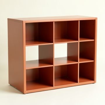 Cove Crest Desktop Shelving Unit - Terracotta (synthetic illustration; no displayed measurements)