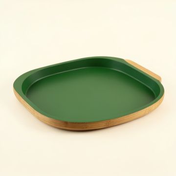 Ridge Branch Serving Tray - Green (synthetic illustration; no displayed measurements)