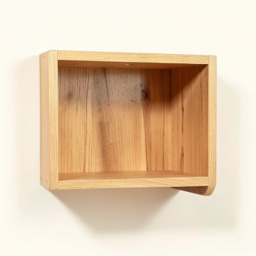 Steadman 20 '' W X 36 '' H X 8 '' D Solid Wood Wall Mounted Bathroom Shelves (synthetic illustration; no displayed measurements)