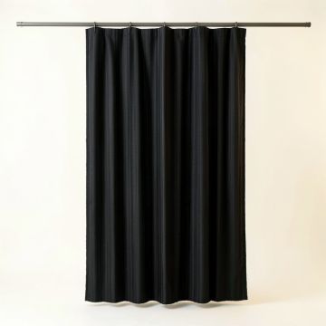 Alder Arc Shower Curtain Hanging Flat From A Plain Rod (synthetic illustration; no displayed measurements)