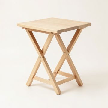 Linden Bluff Compact Balcony Table - Beige (synthetic illustration; no displayed measurements)