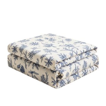 Love Anchor Nautical Duvet Cover Set (synthetic illustration; no displayed measurements)