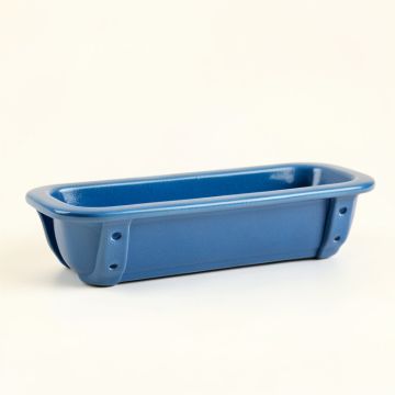 Holly Bridge Empty Railing Planter With Integral Brackets - Blue (synthetic illustration; no displayed measurements)