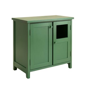 Alder Dale Freestanding Laundry Folding Counter - Green