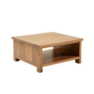Adilia Solid Wood Coffee Table With Storage